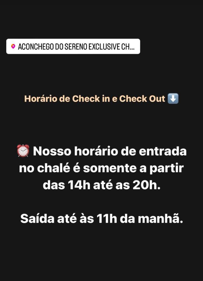 Aconchego Do Sereno Exclusive Chales Urubici Exterior photo